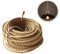 GreenSun Cavo Elettrico 2 Core, 2x 0,75mm² Cavo Intrecciato, Rivestito in Tessuto, Cavo di Alimentazione fai da te per Lampada a Sospensione, 10M