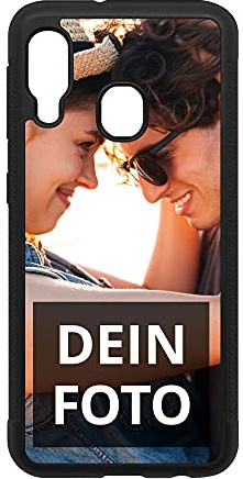 PhotoFancy Handyhülle Samsung Galaxy® A20e Handyhülle mit eigenem Foto Bedrucken – Smartphone Case als personalisierte Schutzhülle (Softcase)