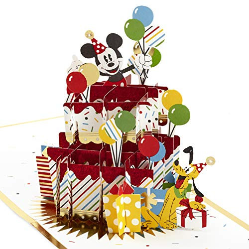 Hallmark Signature Paper Wonder Pop Up Geburtstagskarte (Disney Mickey Mouse und Freunde)