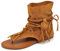 IF Fashion Scarpe da Donna Sandali Indianini Infradito Etnico Frange Pelle Sintetica GLY-103 Camel N.36