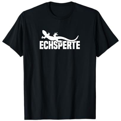 Echsperte Experte Echse Eidechse Reptilien T-Shirt