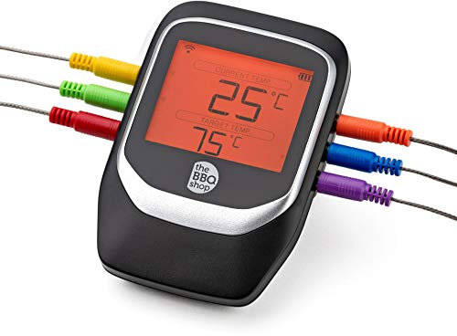 Bluetooth® Grillthermometer TBS1 via Smartphone-App steuerbar