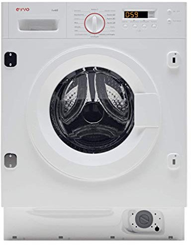 EVVO Lavadora-secadora integrable Wi8w6s - 8 Kg lavado/ 6 Kg secado,1400RPM