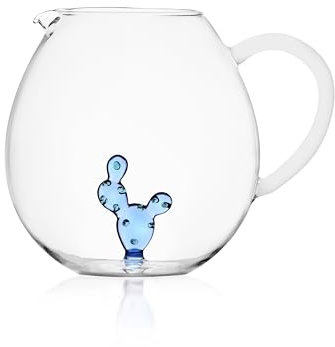 Ichendorf Milano Pichet Cactus Bleu | Collection Desert Plants | 290 cl | Verre borosilicate | Fait à la main