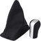 Deror Bota de polaina de palanca de cambios de 5 velocidades para Toyota Corolla ex 1998-2009 negro