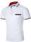 LIUPMWE Herren Poloshirts Kurzarm Baumwolle Polo Shirts Polohemd Männer Slim Fit Golf T-Shirt Mit Taschen S-XXL,XL,Weiß