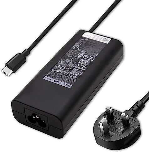 Wikiparts New Genuine 65W Type C Ac Adapter Replacement For Dell Inspiron 13 5310, 14 7415, XPS 9305 Compatible With P/N WMDHR, DA65NM190 USB-C Laptop Power Supply Charger - Sold By