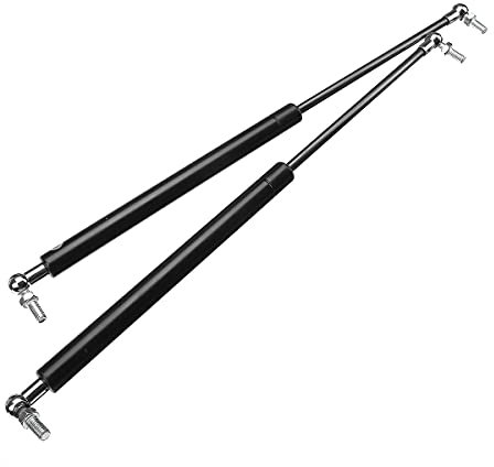 2 Stück 400mm Universal Gasdruckfedern, 50N/100/150/200/250/300/350/400/450/500/550/600/650/700/750/800/850/900/950/1000/1100/1200/1300/1400/1500N für Auto, Wohnmobil, Schrank, Bett, Fenster, Schiff.