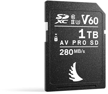 Angelbird AV PRO SD V60 1 TB - SDXC UHS-II Memory Card - up to 6K - for High-Res Photography, Continuous Shooting, and Light Video Production