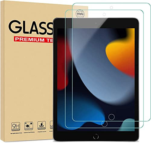 [2 Pack] Tempered glass for iPad Mini 4 (2015), iPad Mini 5th Generation 2019 / 4th Generation Screen Protector, Shockproof Protectors (A1538, A1550, A2133, A2124, and A2126).