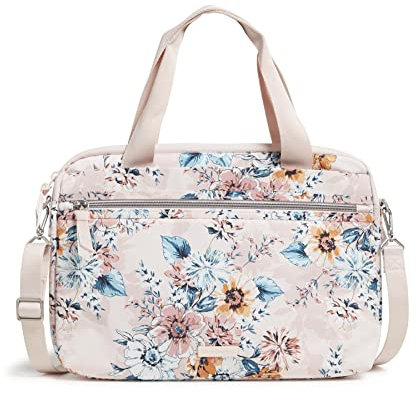 Vera Bradley Damen Performance Twill Slim Laptop Organizer Tech-Zubehör, Pfirsichblütenstrauß