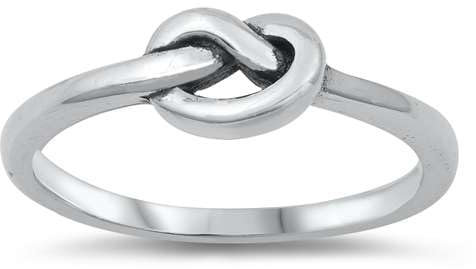 Joyara Sterling Silber 925 Node Ring