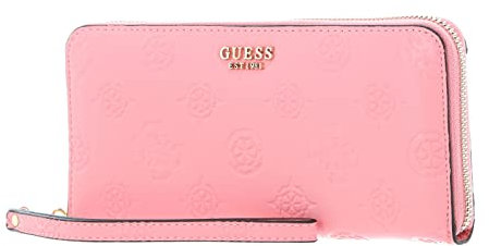 GUESS Galeria SLG Large Zip Around Wallet Pink