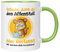 TassenTicker - Schade, dass du den Affenstall hier verlässt - Abschied - Kollegen - Tasse mit Spruch - jobwechsel - Dankeschön - Abschiedesgeschenk - Grün