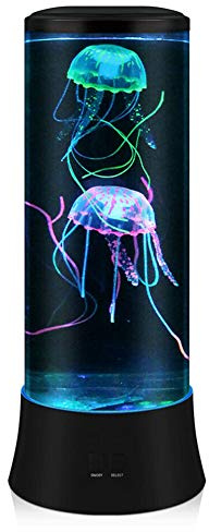 EDIER Jellyfish Lamp, LED Fantasy Jelly Fish Light, 7 Color Setting Jellyfish Tank Table Lamp Decorations for Home Office Decor Great Kids