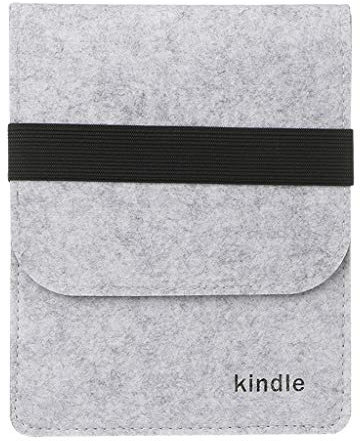 Kingke Funda para tablet de 6 pulgadas, funda de fieltro para accesorios de bolsillo para niñas