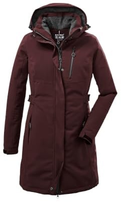 Killtec Damen Parka Funktionsparka mit abzippbarer Kapuze KOW 165 WMN PRK wasserdicht, Winddicht, atmungsaktiv