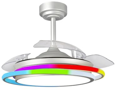 Ventilador LED Antila RGB Gris 65W 6500Lm CCT Dim