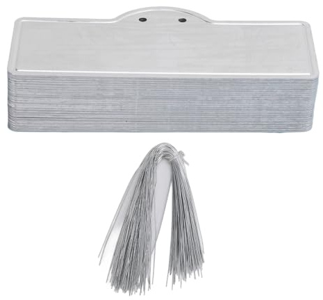 Etichette per Cartelli per Piante in Alluminio, Etichette per Piante in Metallo per Giardino Esterno, Etichette per Piante Orticole da Giardinaggio Impermeabili per Paesaggista