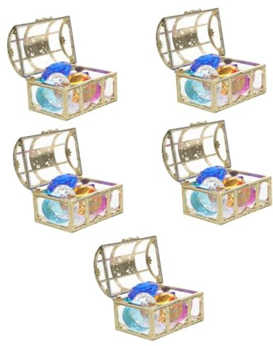 Toyvian 5 Sets Diamant Schatztruhe Piraten Schatztruhe Für Kinder Bunte Tauch Edelsteine Piraten Edelsteine Und Juwelen Kerzen Dekor Juwelen Schwimmspielzeug Aquarium Schmuck