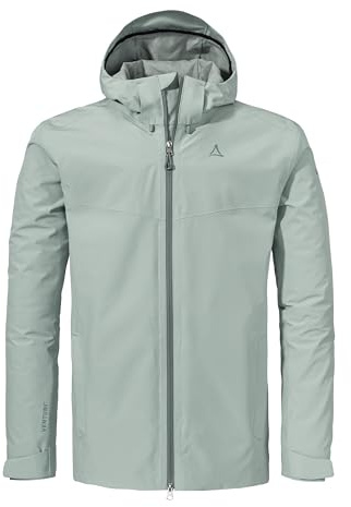 Schöffel Herren 2L Jacket Ankelspitz M, bequeme Outdoor Jacke, wasserdicht & atmungsaktiv, Regenjacke aus elastischem Venturi Material, praktische Innentasche