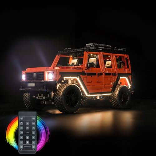 Fernbedienung Licht-Kit für Lego 42177 Mercedes-Benz G 500 Professional Line (Nicht Lego), Led Beleuchtungs Set für Lego Technic Mercedes-Benz G 500 Professional Line Kreative Spielzeug