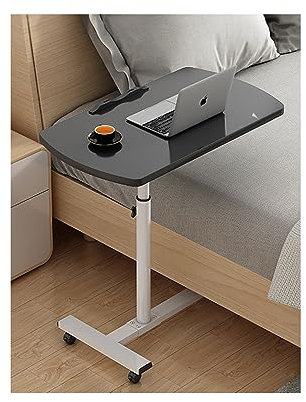 SFNIOKFG Tisch über dem Bett, Stehtisch, Laptop-Ständer fürs Bett, höhenverstellbar, Tisch über dem Bett, Schreibtisch, Bett, Laptop-Tisch, Schwarz