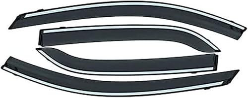 4 Stück Auto Windabweiser für Skoda KAROQ 2018 2019, Seitenscheiben Windabweiser Vorn Hinten Wasserdicht Langlebiger Regenabweiser