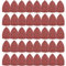 Schleifpapier Dreieckschleifer, 40 Stück Schleifpapier Profi Set, Schleifpapiere mit Klettverschluss für Mausschleifer, mehrere Körnungen 40, 60, 80, 120, 11 Loch Schleifpapier Körnung