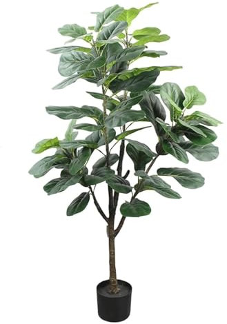 HPTHLY Künstlicher Baum, Künstlicher Baum, Große Künstliche Bäume, 150 cm, Natürliche Schönheit, Kunstpflanze, Heimdekoration, Kunstbaum, Plastiktopf Mit Kinderzimmer, Natürlic