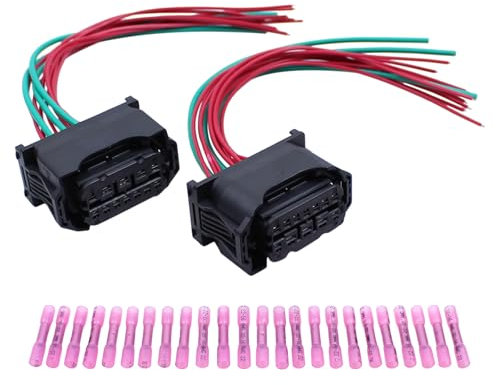 Scheinwerfer Licht Kabelbaum Reparatursatz Stecker Verkabelung für 1er F20 F40 2er F46 3er E36 E46 E90 F30 4er F32 F36 5er E60 F10 G30 F07 6er F06 G32 7er F01 G11 F55 R50 R53 R56 R55 F54 F56 F57 F60