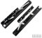 LYUCAYHQ Rail Coulissant de Rallonge de Table, Glissiere pour Tiroir pour Table Élévatrice, Glissières pour Tiroirs à Fermeture Amortie Dissimulés, pour Bureau, Établi, Table à Manger(52cm/20in)