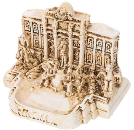 Trevi Brunnen Architekturmodell aus Kunstharz, Dekorative Tischfigur