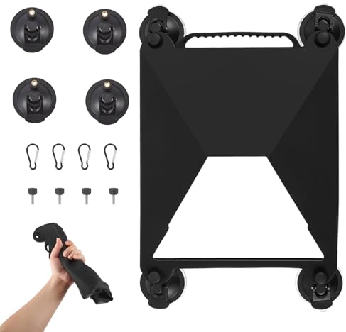 Crlvlyn Mini Suction Cup Mount, 2-in-1 Mini Suction Cup Sunroof Mount Portable Protective Silicone Case for Sunroof Car Window