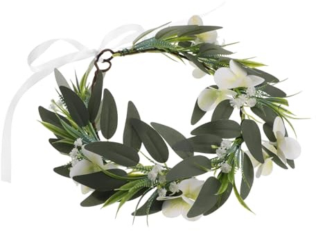 Cerchietto Floreale a Corona con Orchidee Artificiali in Stoffa | Sposa e Matrimonio, Leggera e Confortevole, Design Versatile per Outdoor