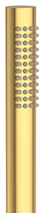 Handbrause Balneo Cascade Modell 1, G1/2, Spiegelgold | AISI-304-Edelstahl; 1 Strahlart; für 1–3 bar; Durchfluss 16,5 l/min; kompatibel mit Standard-Duschschläuchen