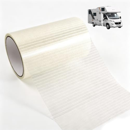 Begonia 15cm x 10m RV Markise Reparaturband für Markisen, Reparaturband für Tarp, Wasserdicht Boot Deckt Reparatur, Riss Reparatur Pctch Kit für Segeltuch, Markise, Campazelt