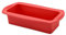Zollner24 Antihaft Silikon Kastenform, 21x8,5x6 cm, rechteckig, rot