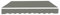 Greenbay Grey Garden Patio Awning Canopy Sun Shade Shelter Replacement Fabric - 2.5M x 2M