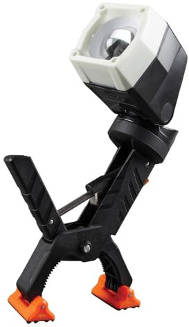 Work Light, LED Clamp Light Rotates 360 Degrees, Pivots 90 Degrees, Dust and Water Resistant Klein Tools 56029