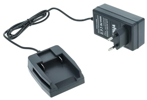 vhbw Ladegerät kompatibel mit DeltaFox Grizzly 2040, 2020, 80001147, 80001146 Werkzeug Li-Ion-Akkus, 21 V