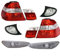 DM Autoteile 12019 FACELIFT Set Rot Weiß Rückleuchten +Blinker Seite +Front 01-05 kompatibel für BMW 3er E46 Limousine