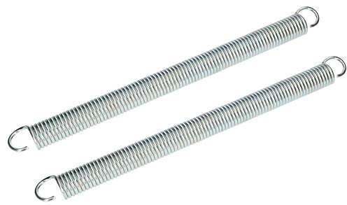 KOTARBAU® Lot de 2 ressorts de porte de garage - 420 mm - Galvanisés - Aide à l'ouverture et la fermeture