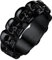 FaithHeart Schwarz Herrenring Punk Gotik Totenkopf Fingerring Retro Stil Schädel Ring für Männer Freunden Ehemann
