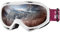 OutdoorMaster OTG Skibrille - Überbrille Ski-/Snowboardbrille für Männer, Frauen & Jugendliche - 100% UV-Schutz (VLT 28% Rose/Silber)