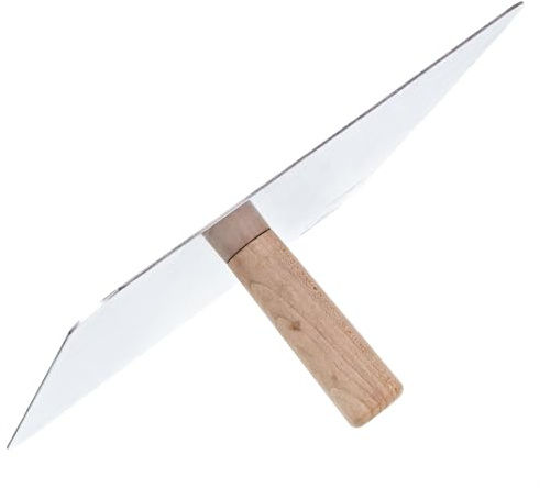 Toolty Heavy Duty Aluminium Plasterers Plastering Hawk - 330 x 330mm - 13 inch - Wooden Handle - DIY - TLTY-4821