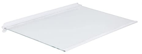 easyPART Kompatibel/Ersatz für Beko 4657830100 Glasplatte mitte für Kühlteil 450x305mm mit Leisten für KühlGefrierKombination