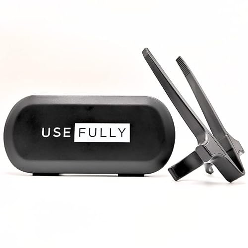 USEFULLY Finger Snacking Chopsticks for Gamers with Case, Black, Gaming Chopsticks