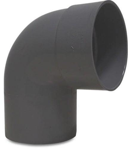KOMO Manchon adhésif en PVC 87° 160 mm Gris