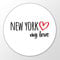 Huuraa Magnet New York My Love Geschenk Kühlschrankmagnet 59mm Kühlschrankmagnet Flaschenöffner New York Geschenkidee